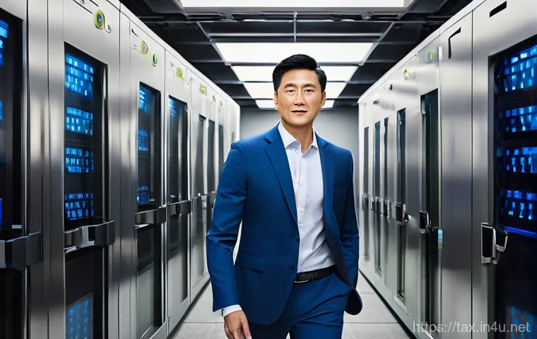 해외 주식 세금 신고 - A well-organized individual in their early 40s is sitting at a clean home office desk. A large wall ...