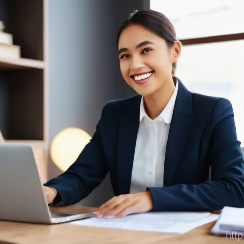 대출 이자 세액공제 - **Prompt:** A young, diverse professional, mid-20s to early 30s, is sitting at a modern desk in a br...