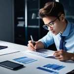 근로소득 간이세액표 - **Prompt 1: Unraveling the Payslip Mystery** A young professional, appearing slightly bewildered...