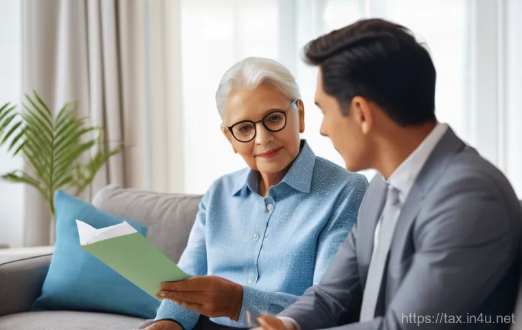 부동산 상속 분쟁과 세금 - A diverse group of adult siblings, dressed in modern, smart casual attire, are gathered around a lar...